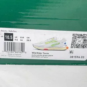 Puma | Shoes | Puma Mens Wild Rider Tecno White Green Glare  display picture 3